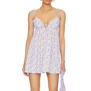 More To Come Viola tie mini dress